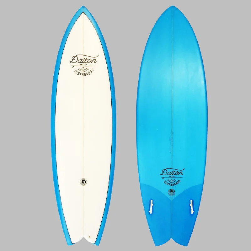 Surfboards for heavy riders-DALTON SHAPES TWIN FLYNN 2 PU 6'1" FCS II