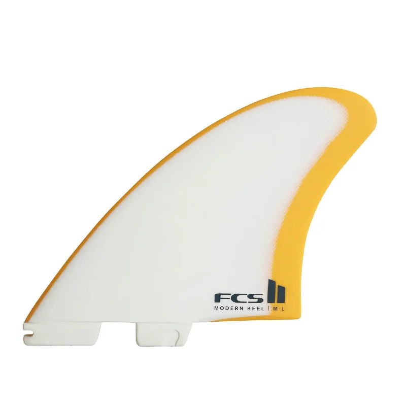 Adjustable fins for surfboards with removable options-FCS II Modern Keel Twin Fin PG Mango