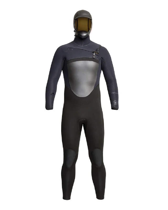 Full-body wetsuits for protection against jellyfish-Drylock 6/5mm Hooded Chest Zip Fullsuit