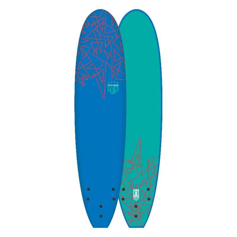 Best boards for surfing in smaller waves-Wave Power Softy 8'0" Soft Surfboard