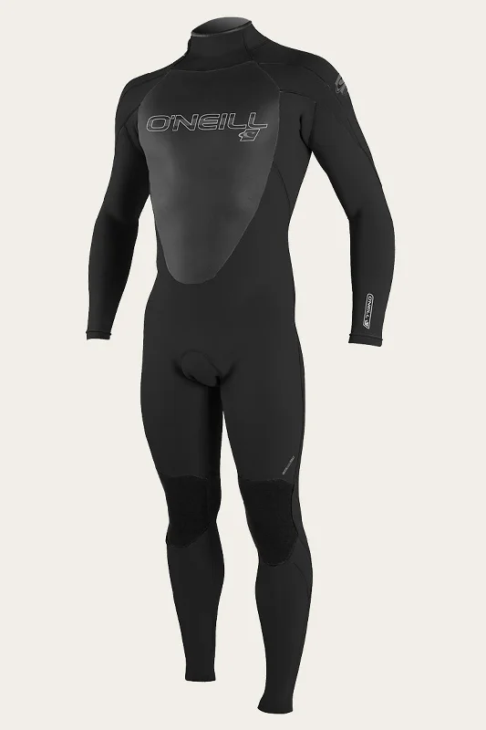 Warm-water wetsuits for beach diving activities-O'Neill Epic 3/2mm Back Zip Wetsuit - Men's