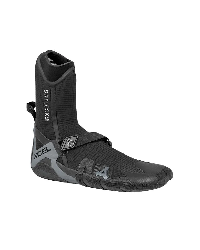 Wetsuits with anti-chafing technology for long dives-Drylock Round Toe Boot 5MM