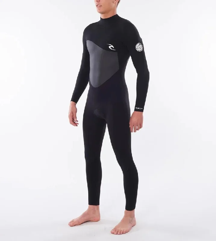 Lightweight wetsuits for easy mobility-Rip Curl Omega 4/3 Back Zip Wetsuit - Youth