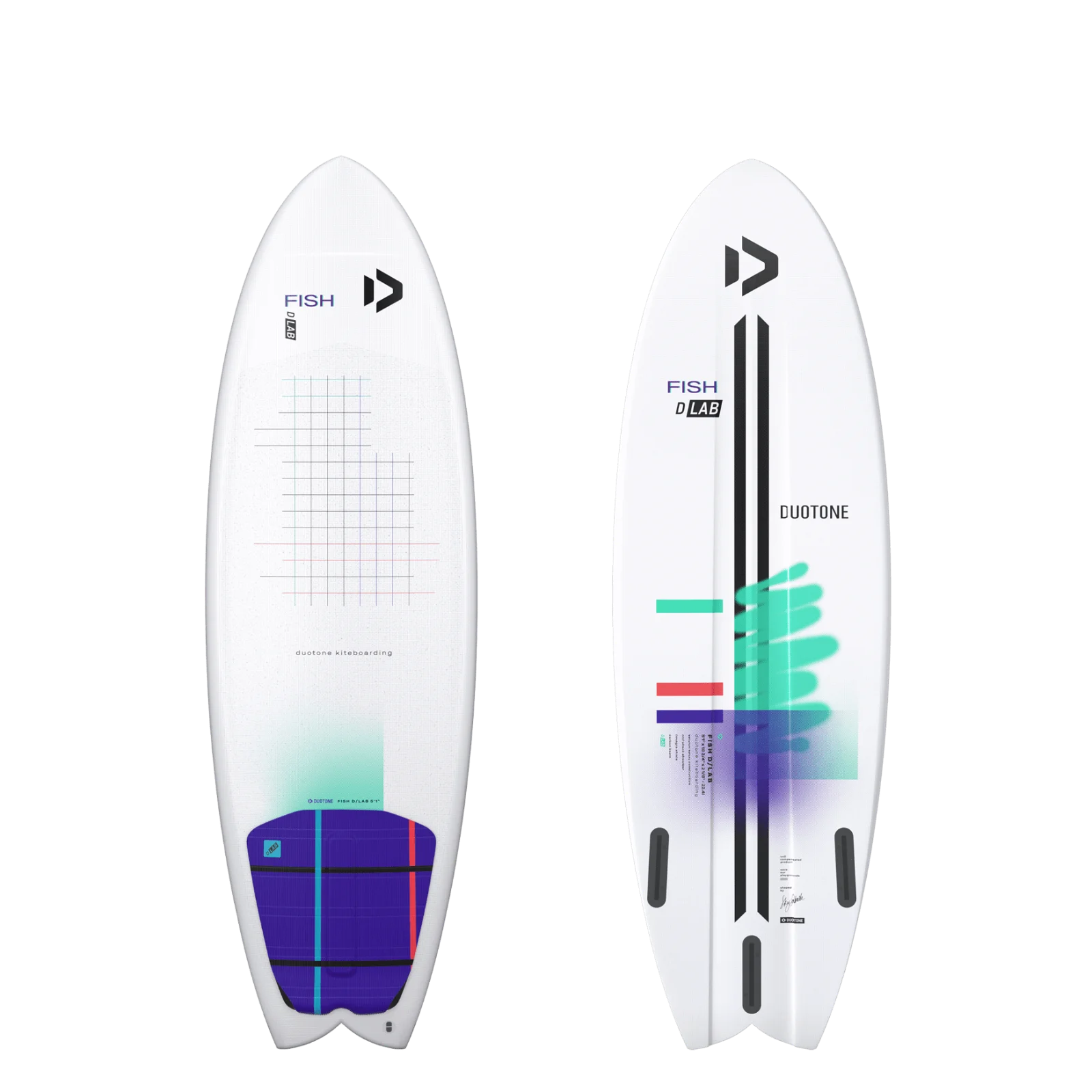 Modern surfboards for cutting-edge performance-SURFBOARD FISH D/LAB 2023 - DUOTONE