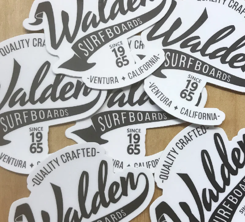 Surfboard fins for smooth turns and carving-Banner Sticker pack