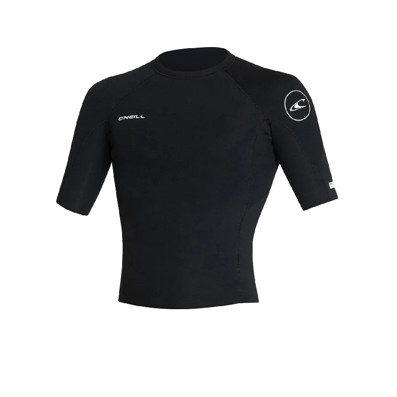 Wetsuits for underwater photography with flexibility-O'NEILL REACTOR II 1.5MM S/SL CREW JACKET 2025